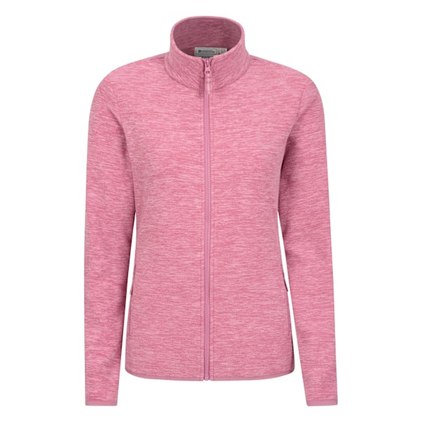 Mountain Warehouse Dam/Dam Snowdon II Melange Fleecejacka med Full Dragkedja Pink 12 UK