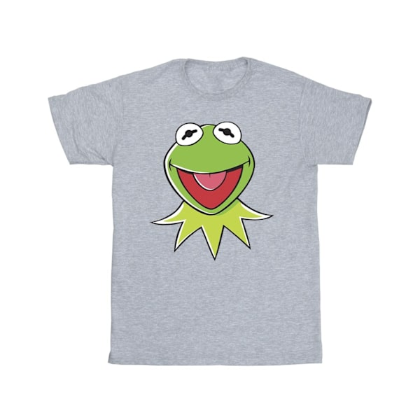 Disney Girls Muppets Kermit Head Bomull T-shirt 12-13 År Sports Grey Sports Grey 12-13 Years