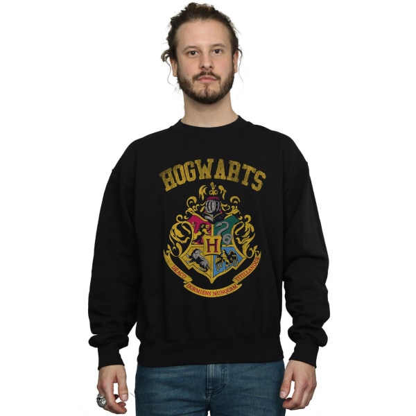 Harry Potter Herr Hogwarts Varsity Sweatshirt XL Svart Black XL