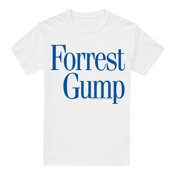Forrest Gump Herr Logo T-Shirt S Vit White S