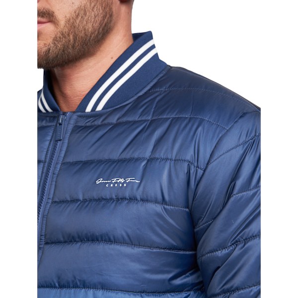 Crosshatch Basefade Vadderad Jacka L Blå Blue L