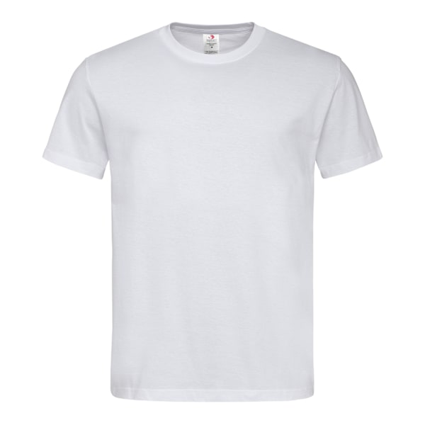 Stedman Mens Classic Organic Tee 3XL Vit White 3XL