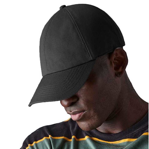 Beechfield Unisex Vuxen 6 Panel Cap En Storlek Svart Black One Size