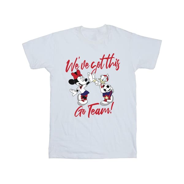 Disney Herr Minnie Daisy We´ve Got This T-Shirt S Vit White S