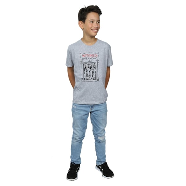 Fantastiska vidunder Pojkar Häxor Lever Bland Oss T-shirt 5-6 År S Sports Grey 5-6 Years