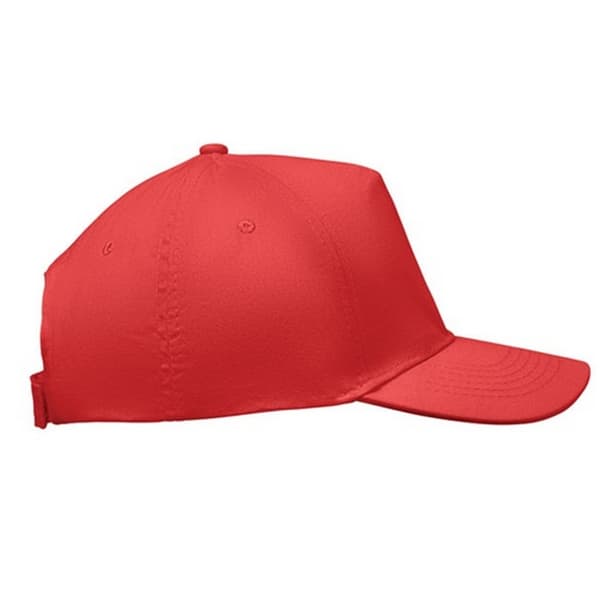 MidOcean Sunny 5-panels keps One Size Röd Red One Size