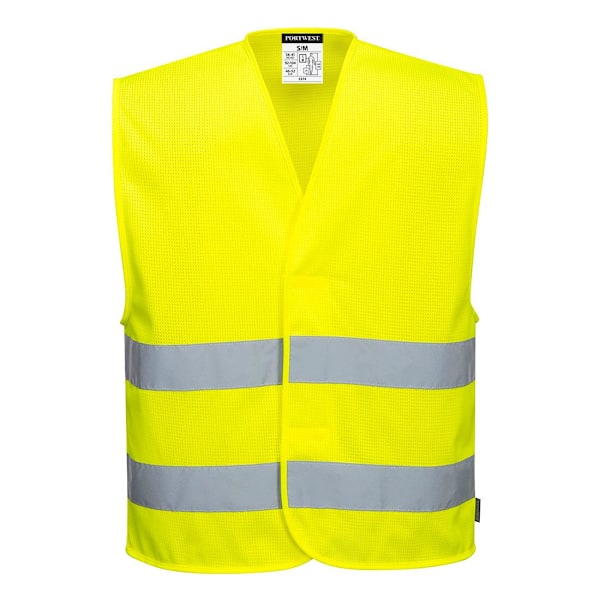 Portwest Mesh Hi-Vis Väst L-XL Gul Yellow L-XL