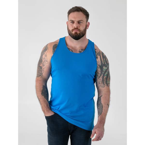 Duke Herr Tanktop Fabio 2 Kingsize 4XL Blå Blue 4XL