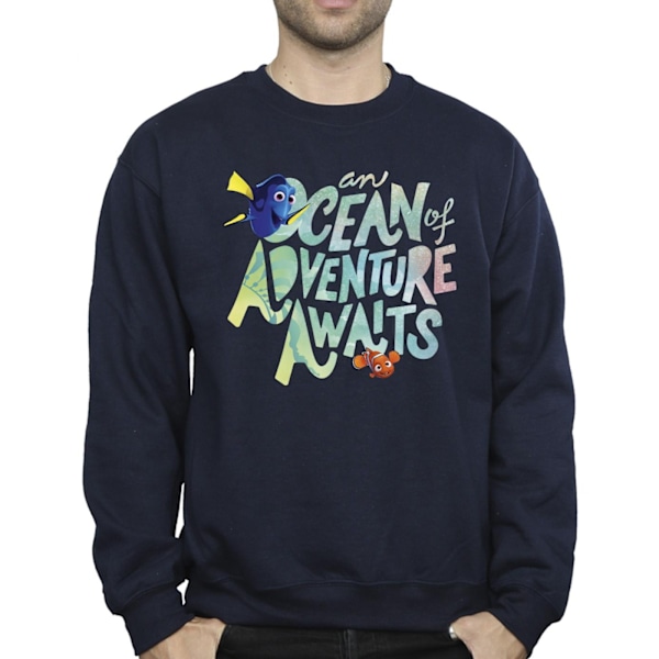 Disney Finding Dory Ocean Of Adventure Sweatshirt M Navy B Navy Blue M