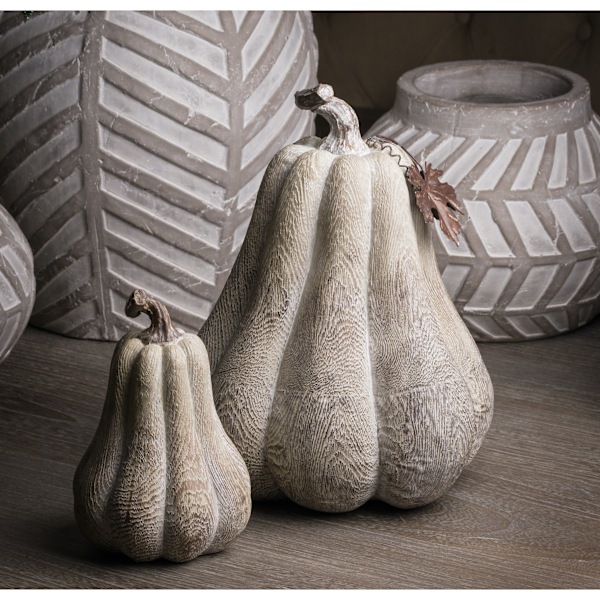 Hill Interiors Pumpa Prydnad En Storlek Grå Grey One Size