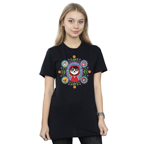 Disney Dam/Damer Coco Remember Me Bomull Boyfriend T-shirt Black M