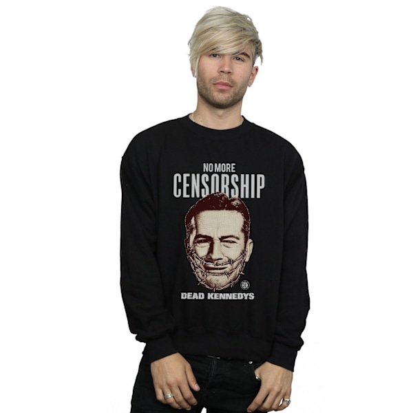 Dead Kennedys Herr No More Censorship Sweatshirt 4XL Svart Black 4XL