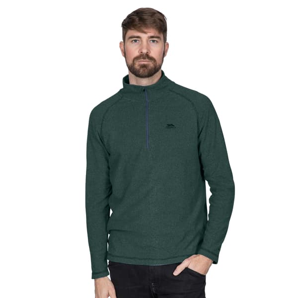 Trespass Herr Keynote Anti Pilling 1/4 Zip Fleecetröja S Pine Pine S