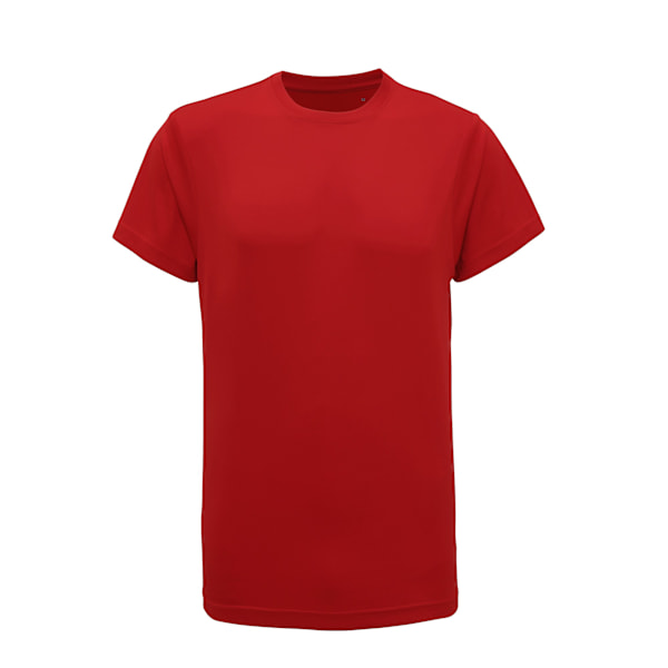 Tri Dri Herr Kortärmad Lättvikts Fitness T-Shirt M Fire Re Fire Red M