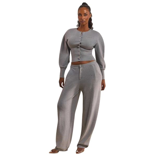 Mars Dam/Dam Stickade Joggers L R Grå Grey L R