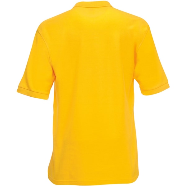 Fruit Of The Loom Herr 65/35 Pique Kortärmad Polotröja 3XL Sunflower 3XL