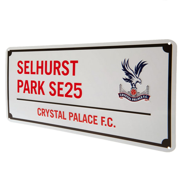 Crystal Palace FC Selhurst Park SE25 Plaque One Size Vit/Röd White/Red One Size