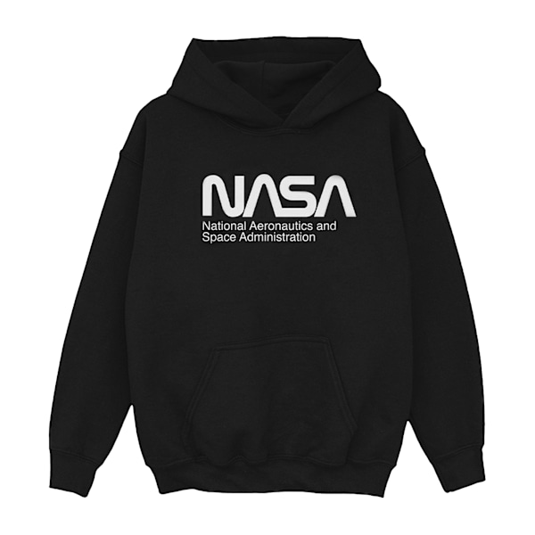 NASA Boys Aeronautics And Space Hoodie 7-8 år Svart Black 7-8 Years