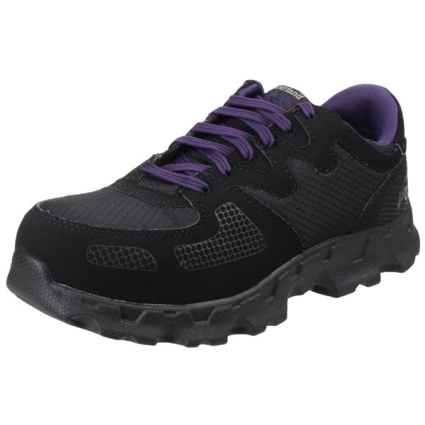 Timberland Pro Dam/Dam Drivlina Låg snörningsskyddssko Black 5 UK