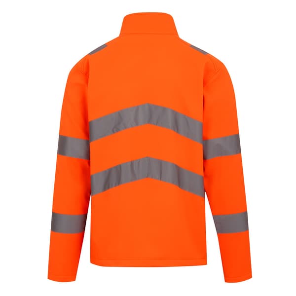 Regatta Professional Herr 2-Lagers Hi-Vis Soft Shell Jacka 4XL Orange 4XL