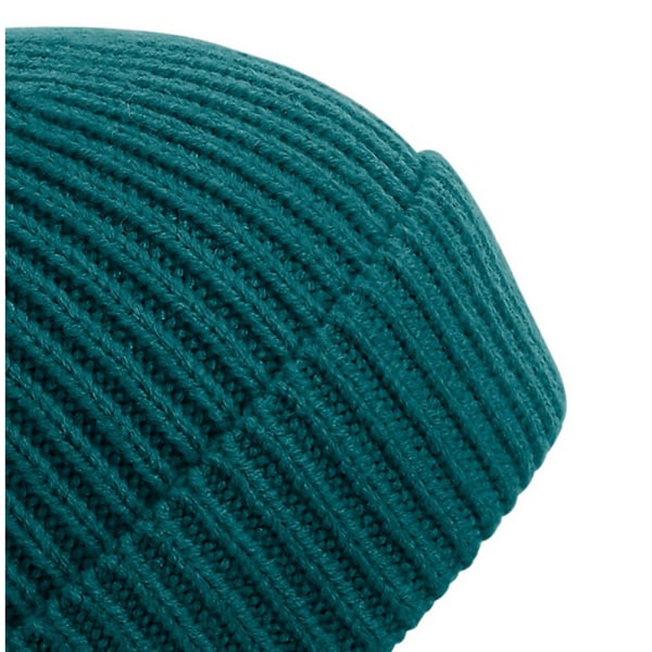 Beechfield Unisex Engineered Knit Ribbed Beanie One Size Ocean Ocean Green One Size