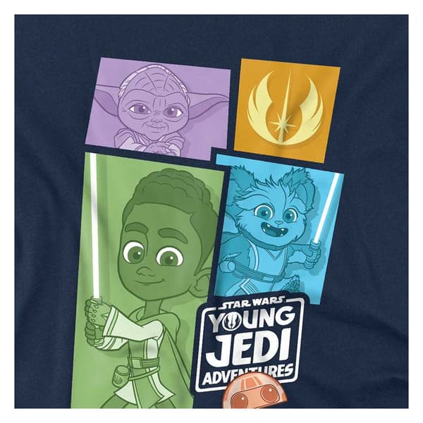 Star Wars: Young Jedi Adventures Barn/Kids Blocks Sweatshirt Navy 9-11 Years