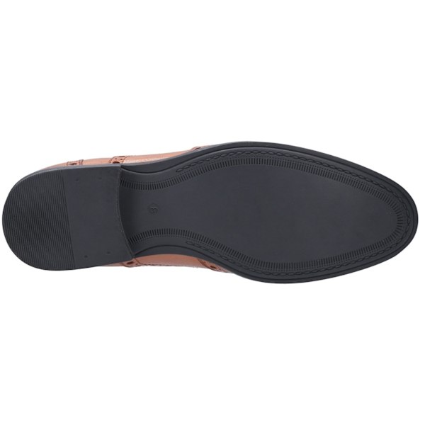 Hush Puppies Oaken Brogue Snörskor i Läder för Herrar, Storlek 9 UK, Mörkbrun Dark Brown 9 UK