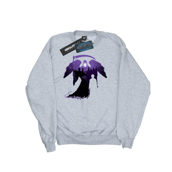 Harry Potter Dam/Dam Graveyard Silhouette Sweatshirt XL H Heather Grey XL