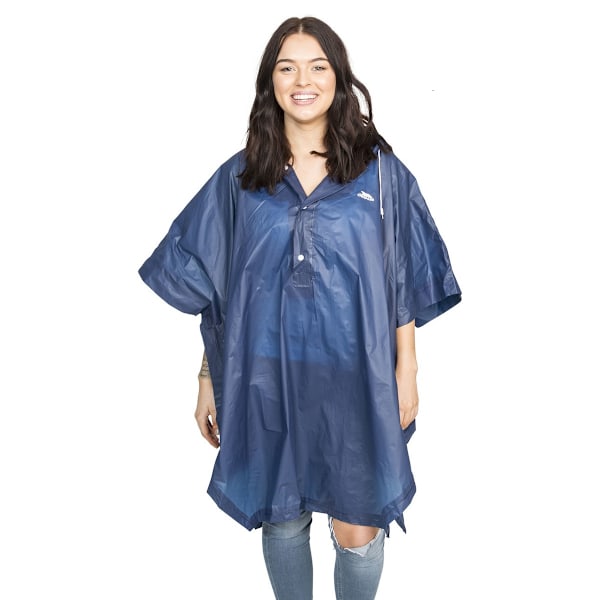 Trespass Unisex Canopy Packaway Poncho för vuxna, One Size, Marinblå Navy Blue One Size