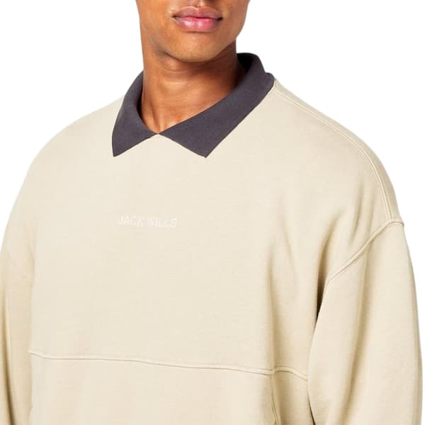 Jack Wills Herr Collared Regular Sweatshirt S Willow Willow S