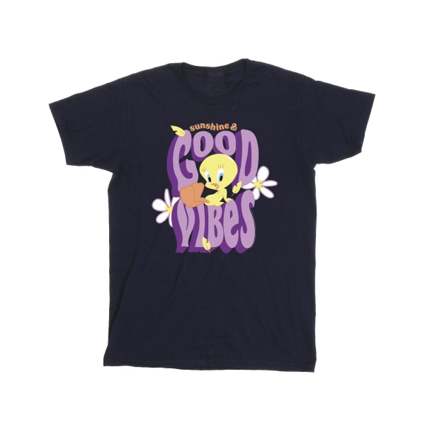 Looney Tunes Herr Tweeday Sunshine & Good Vibes T-shirt 3XL Nav Navy Blue 3XL