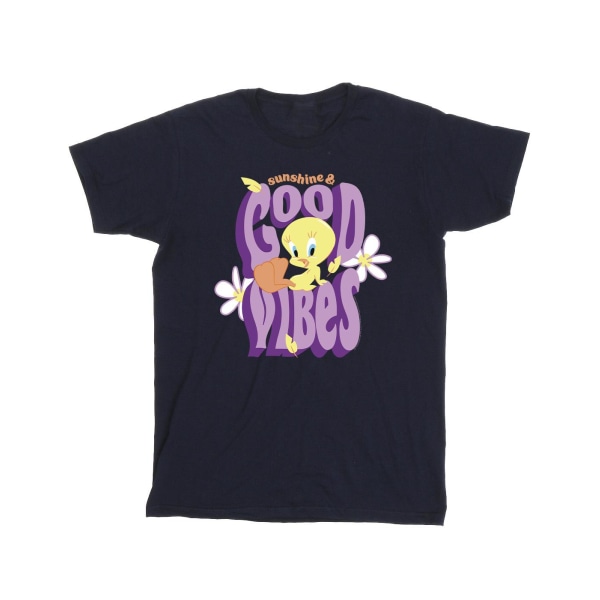 Looney Tunes Herr Tweeday Sunshine & Good Vibes T-shirt XL Marinblå Navy Blue XL