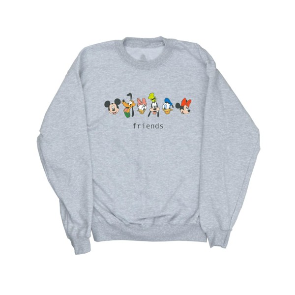 Disney Dam/Damer Mickey Mouse Och Vänner Sweatshirt L Spor Sports Grey L