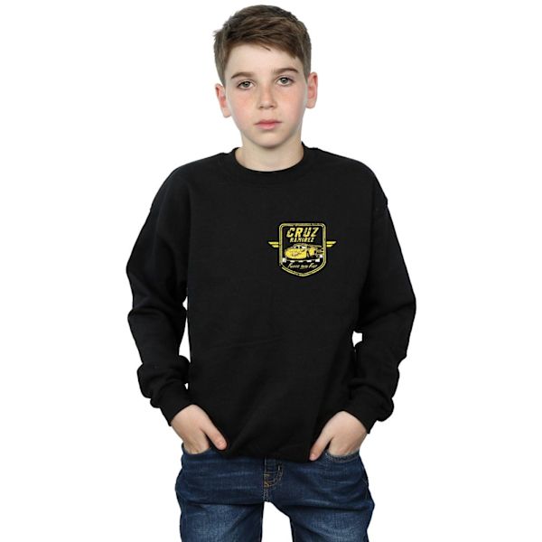 Disney Boys Cars Cruz Ramirez Faux Pocket Logo Sweatshirt 5-6 år Black 5-6 Years