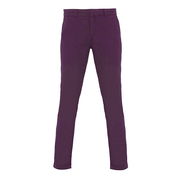 Asquith & Fox Dam/Dam Casual Chino Byxor 2XL Lila Purple 2XL