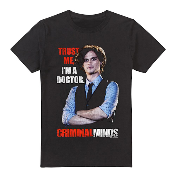 Criminal Minds Herr T-shirt Trust Me 5XL Svart Black 5XL