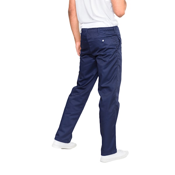 Duke Herr D555 Basilio Elastiska Midjejeans 40R Marinblå Navy 40R