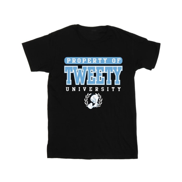 Looney Tunes Boys Tweety Property Of University T-shirt 12-13 Y Black 12-13 Years