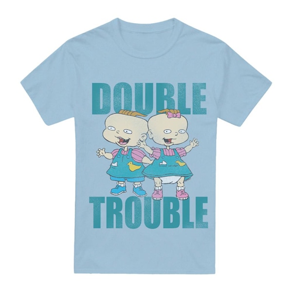 Rugrats Herr Dubbel Trubbel T-Shirt L Ljusblå Light Blue L