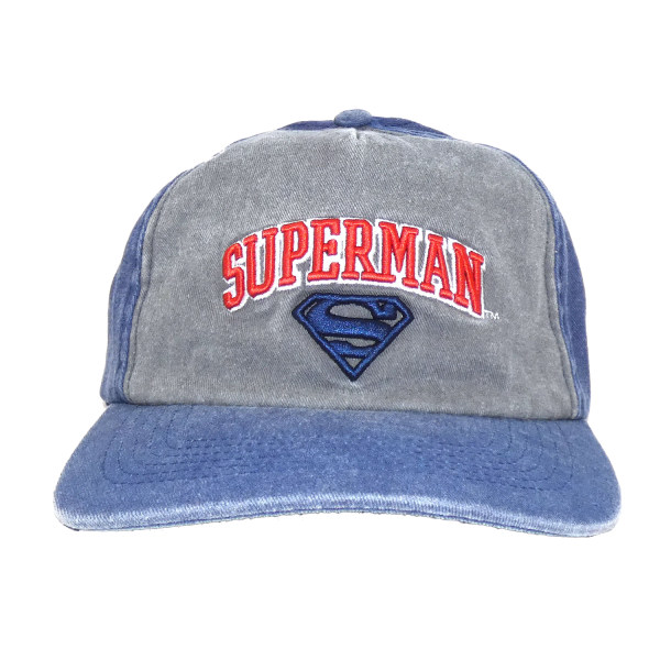 Superman Logo Baseball Cap One Size Grå/Blå Grey/Blue One Size