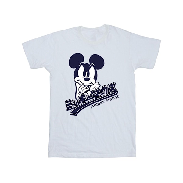 Disney Boys Mickey Mouse Japansk T-shirt 12-13 år Vit White 12-13 Years