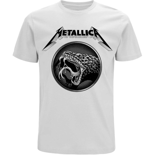 Metallica Unisex Adult Album Bomull T-Shirt L Vit White L