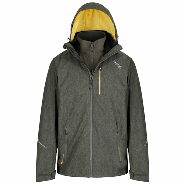 Regatta Glyder IV 3-i-1 Vattentät Jacka XXXL Bayleaf/Da Bayleaf/Dark Khaki XXXL