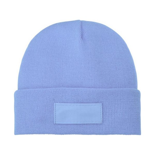 Bullet Boreas Beanie med Patch, One Size, Ljusblå Light Blue One Size