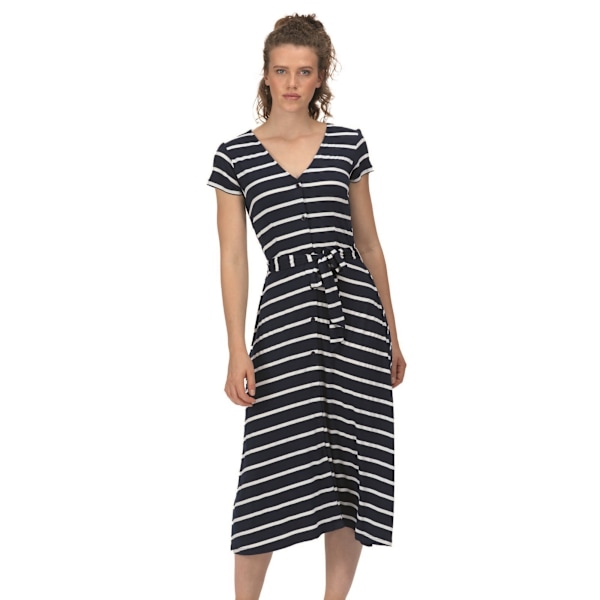 Regatta Womens/Ladies Maisyn Stripe Shirt Dress 12 UK Marinblå/Vit Navy/White 12 UK