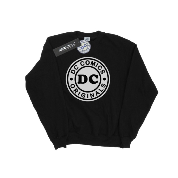 DC Comics Boys DC Originals Logo Sweatshirt 7-8 år Svart Black 7-8 Years