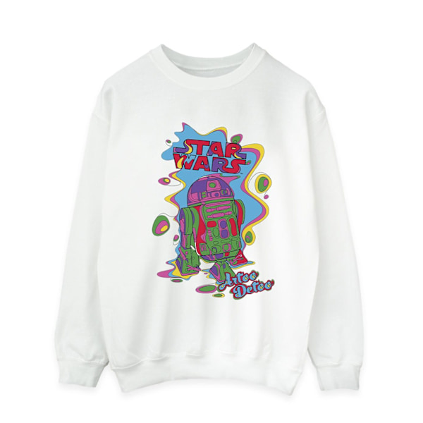 Star Wars R2D2 Pop Art Sweatshirt L Vit White L