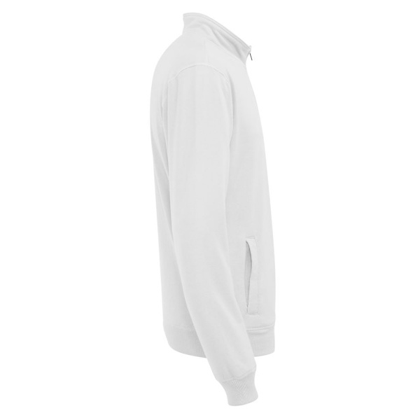 Cottover Unisex Vuxen Halv Dragkedja Sweatshirt S Vit White S