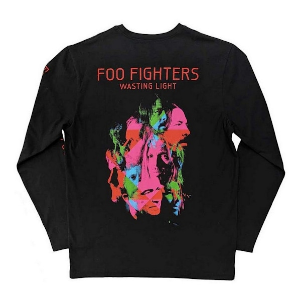 Foo Fighters Unisex Adult Wasting Light Long-Sleeved T-Shirt XX Black XXL