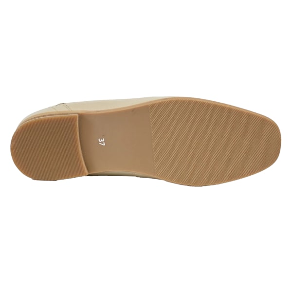POD Dam/Dam Priya Balett Läder Ballerinaskor 5.5 UK Taupe Taupe 5.5 UK